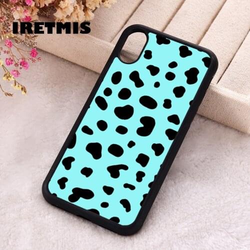 Iretmis 5 5S SE 2020 phone cover cases for iphone 6 6S 7 8 Plus X Xs Max XR 12 MINI Pro Soft Silicone TPU Moo moo blue
