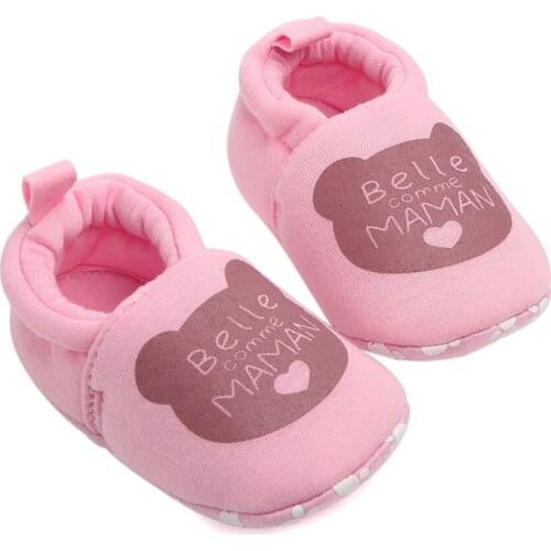 Baby Shoes Lovely Toddler First Walkers Round Toe Flats Soft Slippers Footwear Soft-soled Warm Newborn Shoes Для Новорожденных