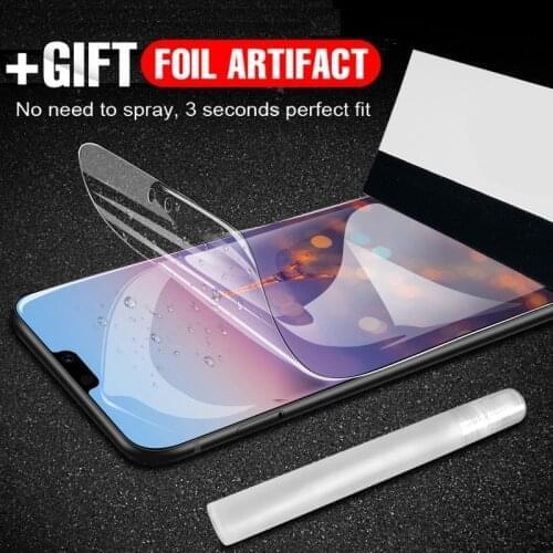 Full Cover Hydrogel Film For Samsung Galaxy A30 A50 A70 Screen Protector For Samsung Galaxy C7 C9 Pro A9 2018 Not Glass Film