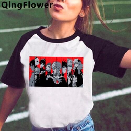 Jujutsu Kaisen Gojo Satoru Yuji Itadori t shirt t-shirt female plus size 2021 streetwear vintage t-shirt white t shirt harajuku
