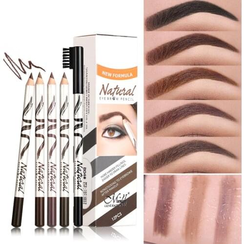 Eye Makeup Eyebrow Pencil Thin Eyebrows Tattoo Sense Is Super Durable Shrinkproof 5 Colors Band Eyebrow Comb Root Root Distinct