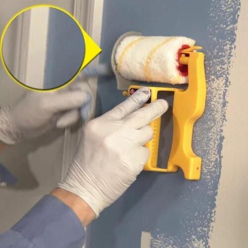 Multifunctional Paint Runner Edger Roller Brush Wall Paint Roller Runner Clean-Cut DIY Paint Trimming Roller Wall Painting Tools