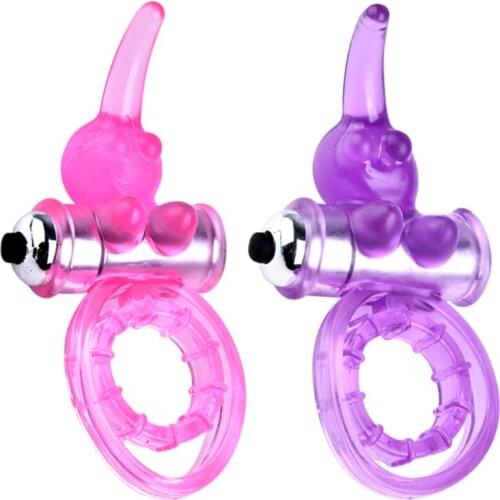 New Electric Dildo Ring Stimulator Powerful Exercise Vibration Adult Sex Toys