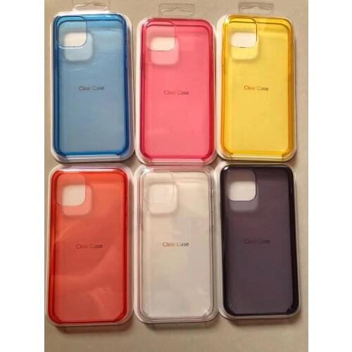 Original Official transparent Case Cover for iphone6 6s 7 8 plus X XS MAX XR ip11 11pro promax Silicone With packaging box