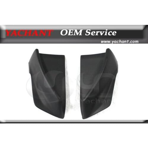 Car-Styling FRP Fiber Glass Rear Spats Fit For 2008-2010 Evolution X EVO 10 Rs Style Rear Bumper Caps Corner Attachment