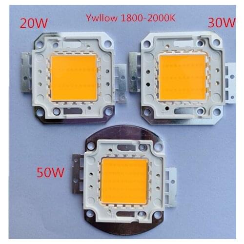 LED CHIP pure Yellow Orange 20W 30W 50W 38mli 45mli 1800-2000K 1750MA led chip high power led bead 32-34V for led street light
