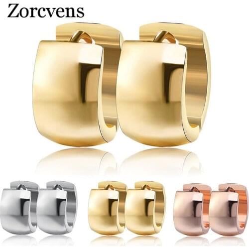 Modyle 2020 Brand Unique Fashion Female Jewelry Punk Rock Silver Color Gold Color Small Circle Hoop Earrings for Women Jewelry