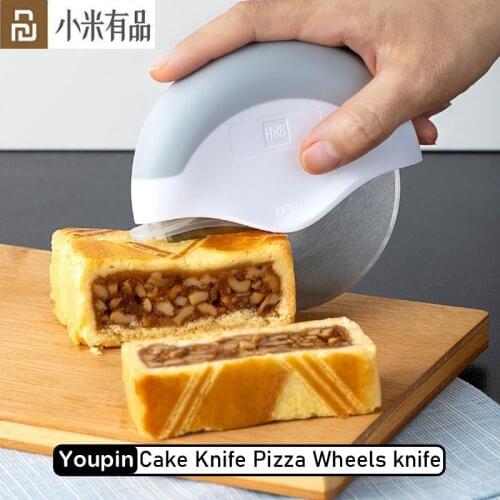 Youpin Pizza Cutter Stainless Steel Cake Knife Pizza Wheels knife Removable Kitchen Baking Tools For Pizza Pies Waffles for Home