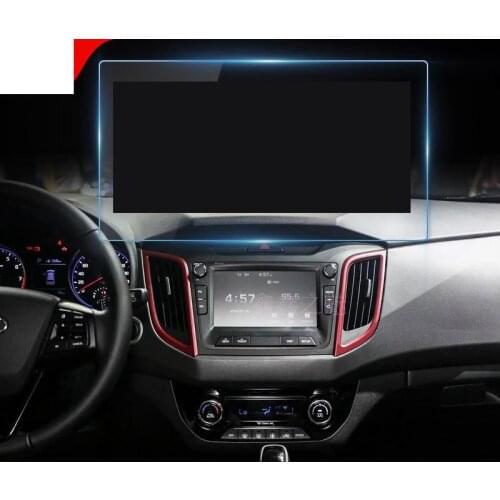 Lsrtw2017 car GPS navigation screen anti-scratch protective toughened film for hyundai ix25 2016 2017 2018 Creta Cantus
