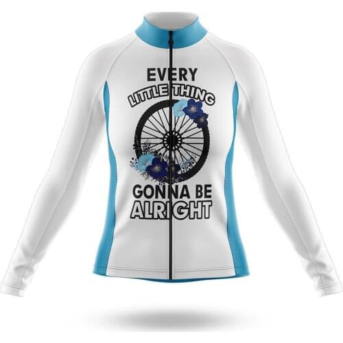 2021 Gonna Be Alright Women Cycling Jersey Long Sleeve Clothing Race Road Bike Shirts Bicycle Tops MTB Uniform Maillot