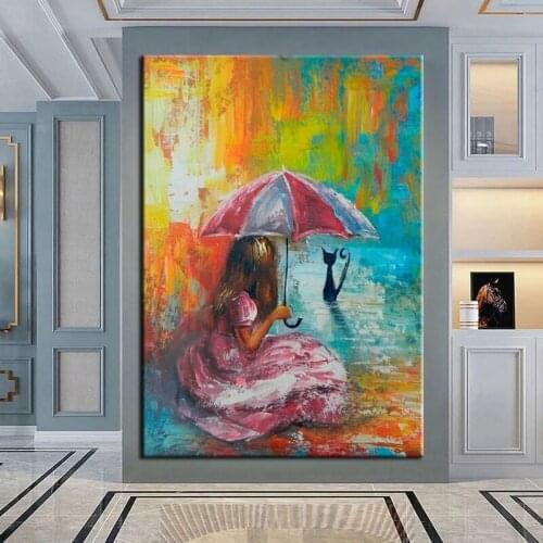 100% Hand Painted Modern Figures Abstract Oil Painting Wall Pictures For Living Room No Framed With on Canvas Home Decor