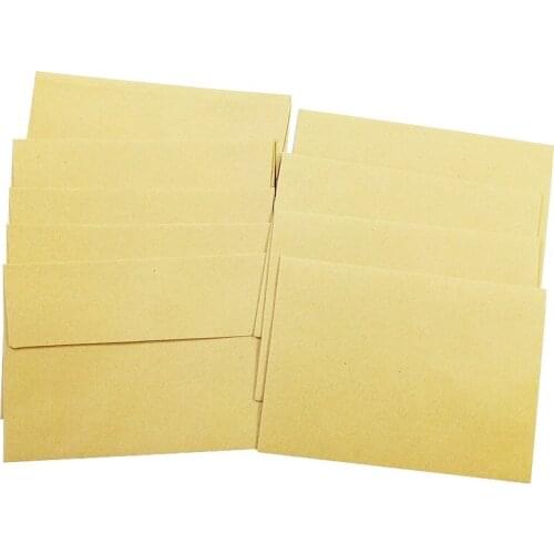 100Pcs/lot Vintage Large Envelope Postcard Letter Stationery Paper Airmail Retro School Office Gifts Kraft Envelopes