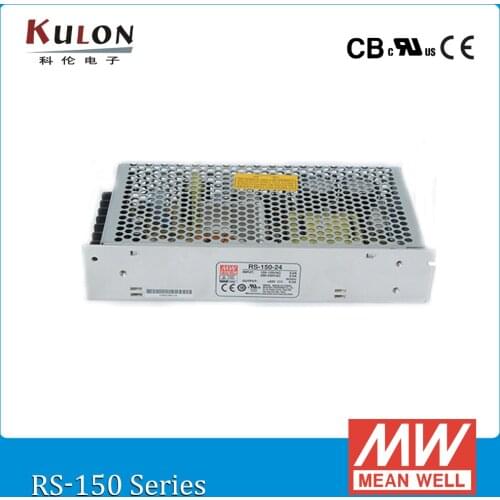 150W 12V 12.5A origiinal Meanwell Power Supply RS-150-12 CB UL CE approved