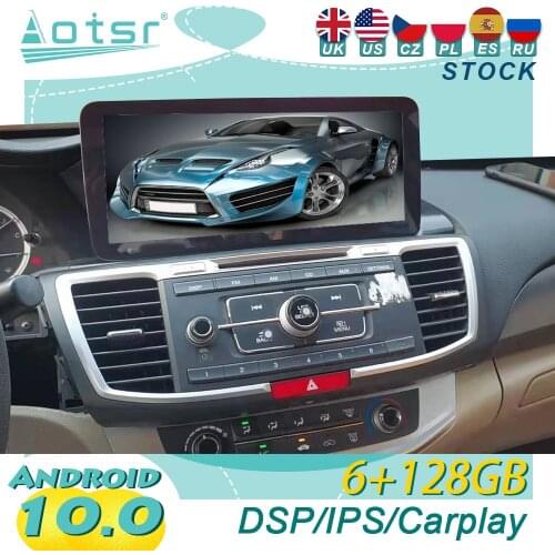 Android 10 For Honda Accord 9 12.3 Inch Car GPS Navigation Stereo Player Streaming Media Multimedia Player Head Unit
