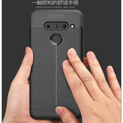 For LG G6 Pro G7 G8 ThinQ Case Q6 Q7 V30 Plus V30S V40 V50 Cover K8 K10 2018 Q Stylus Soft TPU Silicone Leather Phone Back Coque