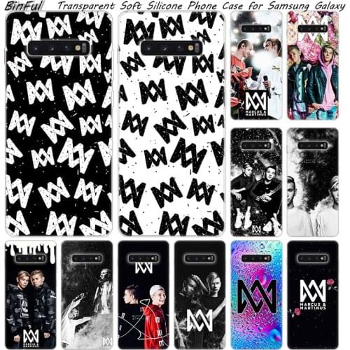 Hot Marcus & Martinus Soft Silicone Case For Samsung Galaxy S10 S9 S8 Plus S7 Edge A6 A8 Plus A7 A9 2018 A5 2017 Fashion Cover
