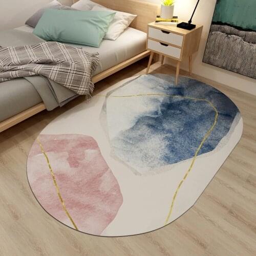Net Red Models Simple Rug Bedside Bedside Rug Nordic Light Luxury Rug Bedroom Bedside Blanket Can Be Washed