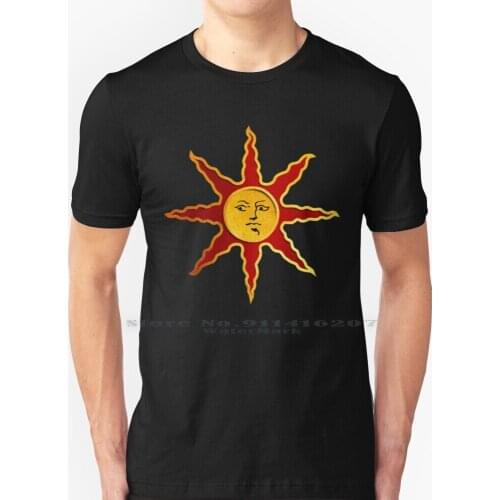 The Sun T Shirt 100% Pure Cotton Solaire Sun Solaire Of Astora Astora Knight Solaire Of Astora Planets Star Dark Souls Golden