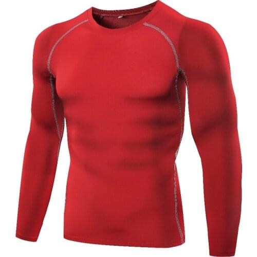 HOT 2020 Outdoor Sweat Top Quick Drying Sport Fitness Base t shirt long sleeve skinny high elastic Running training Tshirts