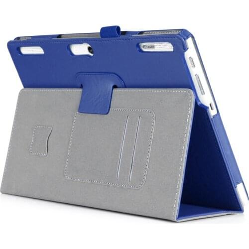 Cowhide Magnetic Stand Leather Cover Case Card Hand Strap For Lenovo Tab3 10 Business TB3-X70/Tab 10 TAB-X103F/Tab 2 A10-30 X30F