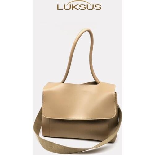 LUKSUS Women's Beige Bags