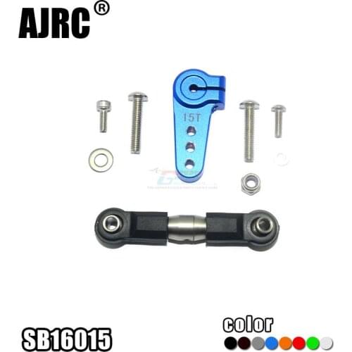 Losi 1:6 Super Baja Rey Metal Straight Arm Multi-hole Position Servo + Stainless Steel Positive And Negative Adjustable Rod