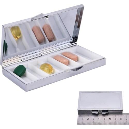 7 Grid Folding Pill Case Container Packing Pill Case For One Week Waterproof Sterile Medicines Organizer Pill Box New