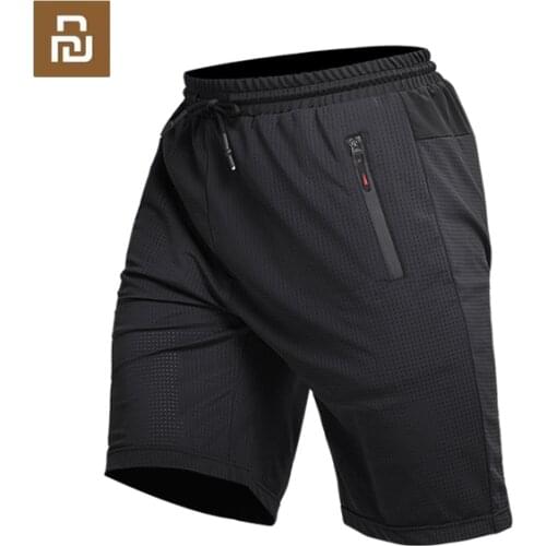 Xiaomi SUPIELD Short Pants Mesh Breathable Ice Silk Cool Shorts Men Quick Drying Running Shorts Summer Male Sport Jogging Gyms