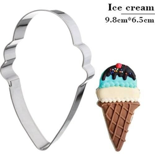 Ice cream Cake Stencil Kitchen Cupcake Decoration Template Mold Cookie Coffee Stencil Mold Baking Baking Fondant