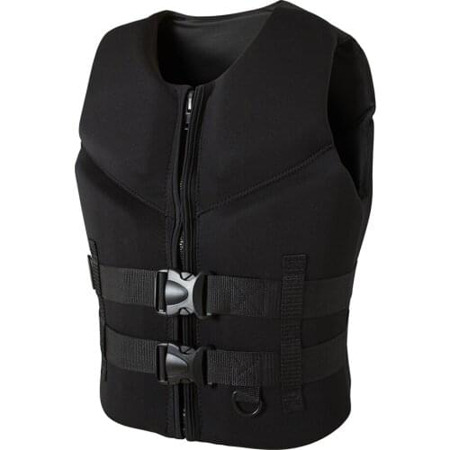 Adult Life Vest Neoprene Men Women Water Sports Buoyancy Jacket Swimming Vest Boating Surfing Kayak Drifting Ski Life Vest