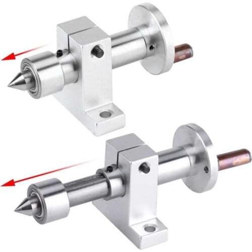 CNC Machine Parts For Mini Lathe Machine Double Bearing Live Center Revolving Centre DIY Parts Aluminum for CNC