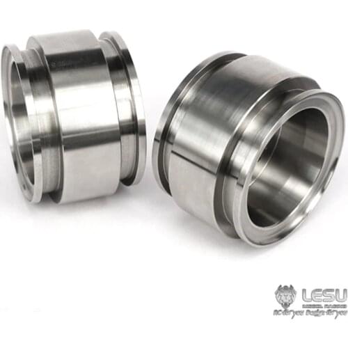 1 Pair Metal Wheel Hub for LESU 1/15 Hydraulic Loader RC Model DIY Truck Car