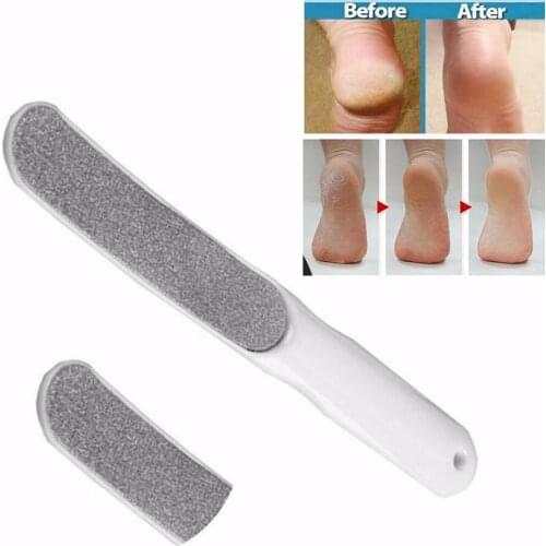 1PC Double Faced Feet Stainless Steel Rubing Soles Pedicure Foot Care Dead Skin Remover Peeling Tool