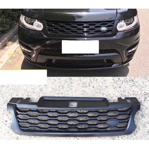 2018 vesion Black for Land Rover Range Rover Sport 2014 2015 2016 2017 front grille front mesh grill