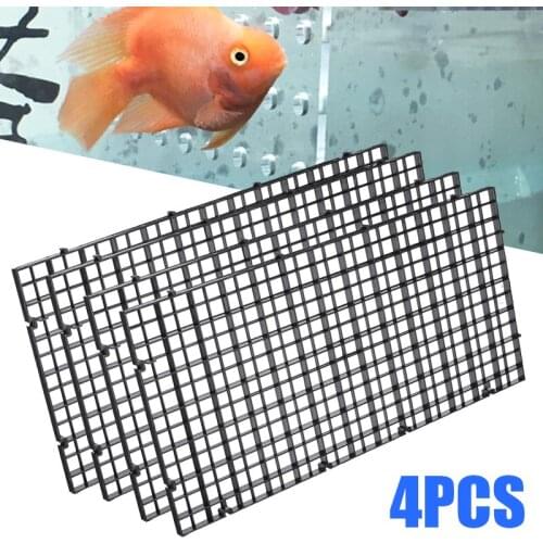 4Pcs 30cm Aquarium Fish Tank Isolation Divider Filter Patition Board Net Divider Holder Aquarium Fish Tank Filter Bottom Isolate