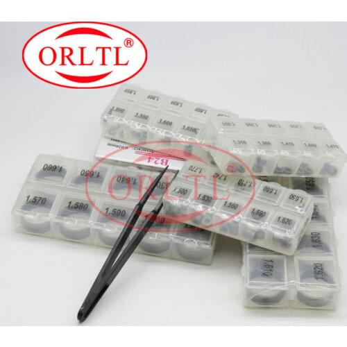 400 Pcs ORLTL Common Rail Injector Adjustment Shims Gasket Repair Kits B21 B23 B24 B27 Sizes 1.12-1.77mm