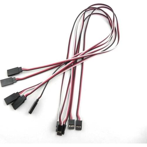 5/10pcs/lot 100MM 150MM 300MM 500mm Servo Extension Lead Wire Cable Servo Wire For Futaba JR Lead Wire Cable RC Parts