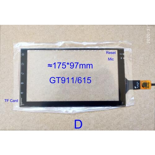 7inch Car Radio Carpc Capacitive Touch Screen 175*97mm 6pin XCPG-013 FPC Digitizer Touch panel