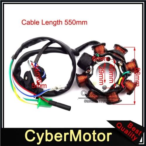 8 Coils Ignition Stator Magneto For GY6 125cc 150cc Engine Chinese Moped Scooter ATV Quad Go Kart