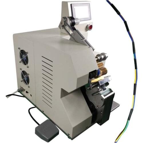 Automatic Wire Cable Taping machine PVC Tape Point Winding machine Tape Spot Wrapping Machine