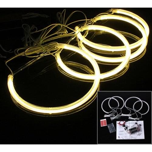 Car LED Headlamp Angel Eye Halo Auto Supplies for BMW E46 3 Series F-Best