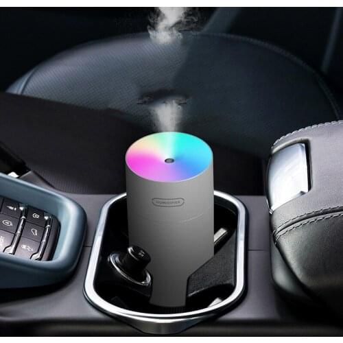 Car Cup Humidifier Colorful USB Car Air Purifier