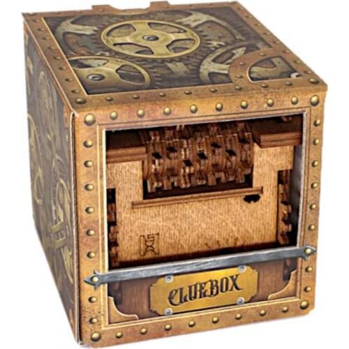Clue Box Three-Dimensional Wooden Puzzle ChildrenS Adult Puzzle Parent-Child Puzzle Assembly Puzzle Game