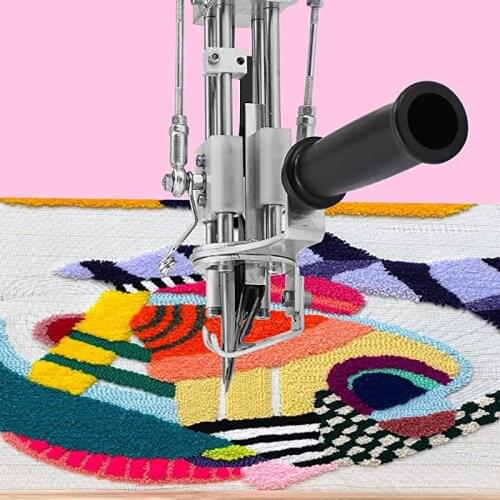 Electric Carpet Tufting Gun Carpet Weaving Machine Flocking Machine Hand-Held Industrial Tufting Gun Rug Making Tools Cut Pile