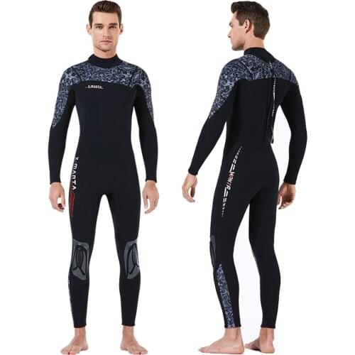 Wetsuit Kitesurf Neoprene 3mm Men Snorkeling Spearfishing Clothes Hunting Underwater Fishing Scuba Diving Windsurf Surf Wet Suit
