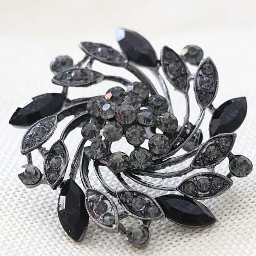 Черные броши на одежду HUANHUAN JEWELRY China At AliExpress