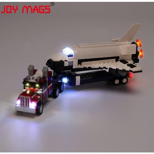 JOY MAGS Only Led Light Kit For 31091 Creator Series Shuttle Transporter Compatible With 3140 5506 , NO Blocks Model