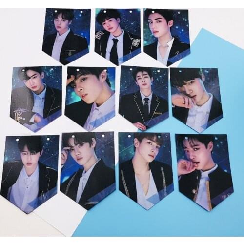 Kpop X1 X one Produce X 101 Character Paper Flag Poster Hang Up Photos Picture Home painting hanging flag Wholesale displaying