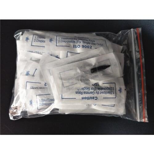 100PCS 1/3/5RL disposable tattoo needles nozzle tips cap for permanent makeup eyebrow eyeliner lips cosmetic individual package