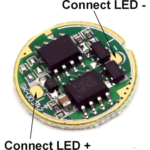 17mm 1 Mode single mode 3V-18V 5 modes 3.7-4.2V Driver Circuit Board for XML/XML2 T6 U2 U3 XPL LED Flashlight torch lamp